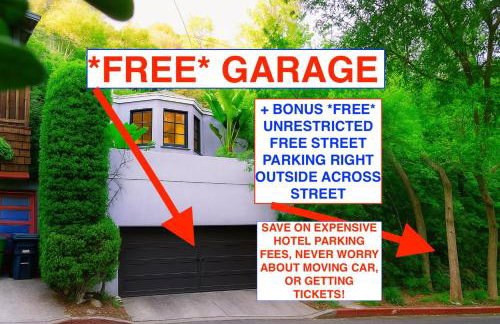 Enchanting Gated Hollywood Hills Oasis with Tranquil Treet-Top Views, Outdoor Living Room and Patios, Magical Zen Garden, Plus Bonus Romantic Guest House and Free Garage in LA's Most Desirable Central Serene Area, Sleeps 8-10 - Foto 43