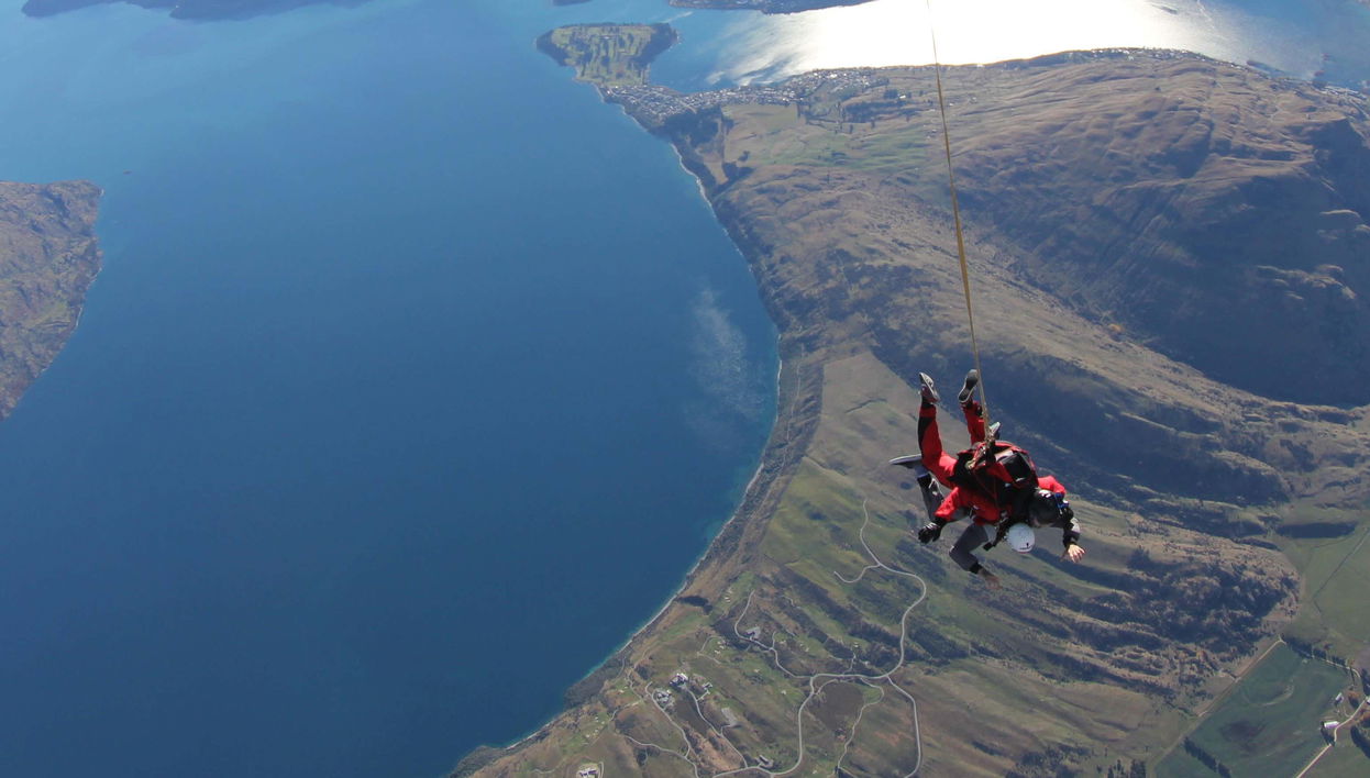 Saut en parachute à Queenstown
