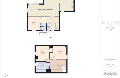 Maison pour 6 avec jardin, centre St Gildas - Foto 20