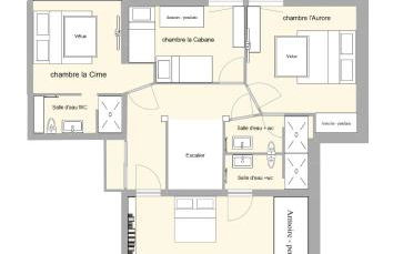 L'Échappée - Chalet d'exception avec sauna, 7 chambres 7 salles de bain, terrasses, jardin et vues sublimes, skiroom, proche télécabine - Foto 10