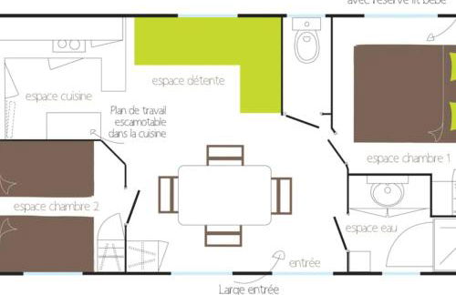 Mobil Home 2 chambres - Foto 5