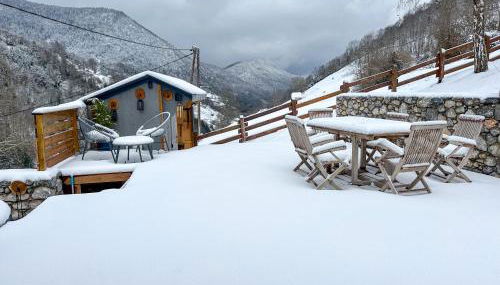 Chalet Le René-Sens - 5 pers - Grande terrasse - bain nordique SPA - Piscine - Foto 2