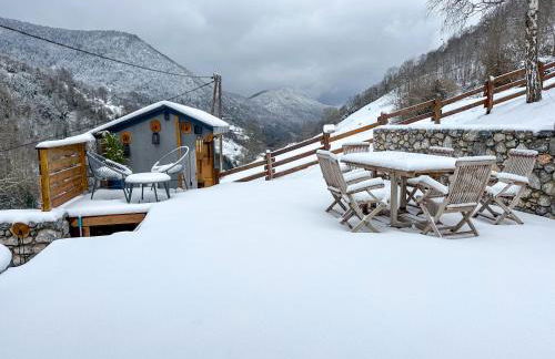 Chalet Le René-Sens - 5 pers - Grande terrasse - bain nordique SPA - Piscine - Foto 2