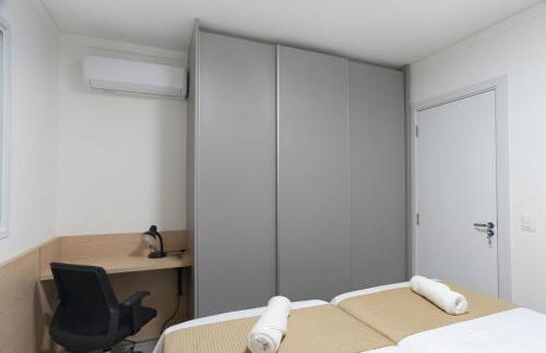 Central novo 2 quartos com Ar- Q e F home office - Foto 3