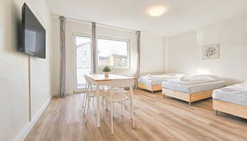 Tolstov Apartments - Monteurwohnung - 2 Schlafzimmer - Küche - Waschmaschine - 25 Min zur Messe DUS - Foto 3, towels