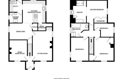 Hope Cottage, Hartland - Foto 35