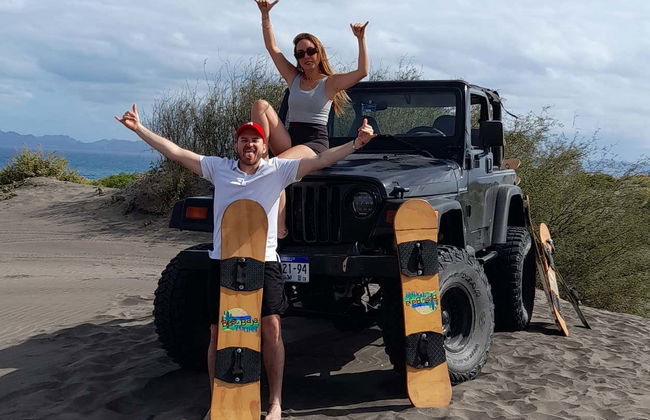 Sandboarding sur la plage d'El Mogote - Photo 7