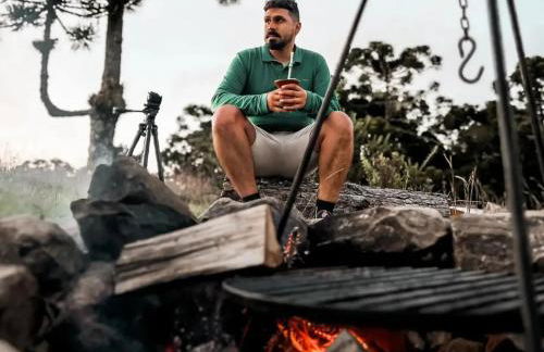 Cabana Alpaca - Banheira, Lareira e Tranquilidade - Foto 13