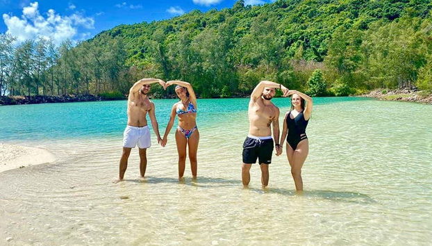 Foto de casal em Koh Phangan