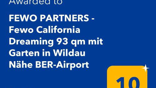 FEWO PARTNERS - Fewo California Dreaming 93 qm mit Garten in Wildau Nähe BER-Airport - Foto 2