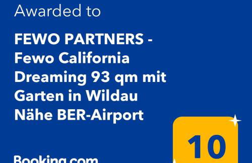 FEWO PARTNERS - Fewo California Dreaming 93 qm mit Garten in Wildau Nähe BER-Airport - Foto 2