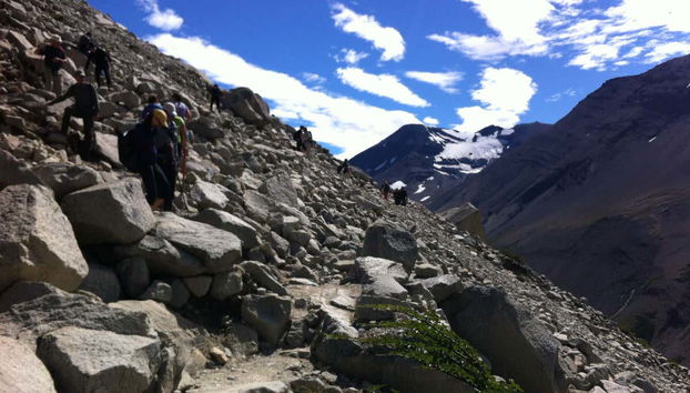 Ascendiendo por la montaña