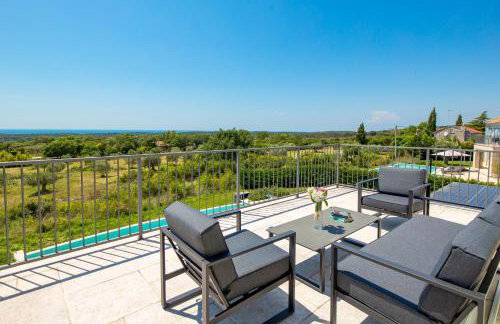Villa Zelena with Panoramic Seaview and big Pool - Foto 8