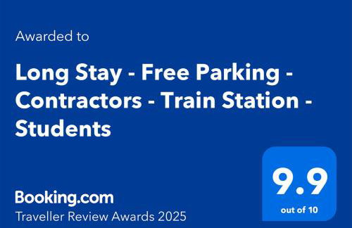 Long Stay - Free Parking - Contractors - Train Station - Students - Foto 26