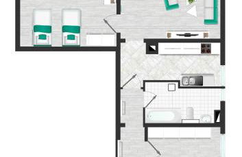 FEWO "Anne" Großzügige Wohnung im Zentrum von Chemnitz - Foto 13