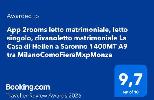 La Casa di Hellen Saronno 1400MT A9 tra MilanoComoFieraMxpMonza - Photo 33