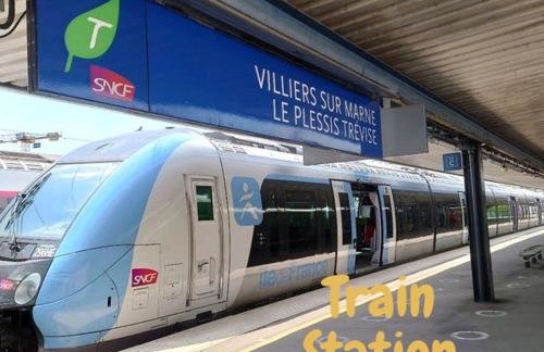 Studio Spacieux 4 Personnes avec Terrasse privée & Bureau - Gare à 4min, Paris en 30min - Foto 13