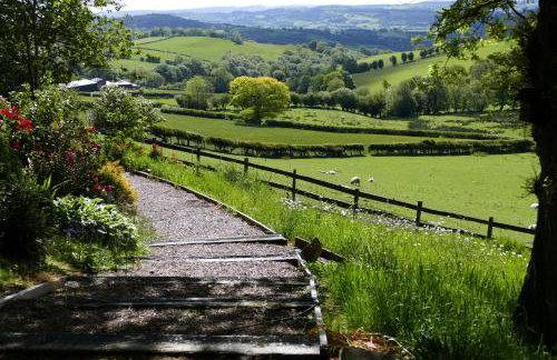 Wheat Cottage - 5* Cyfie Farm with private covered hot tub - Foto 14