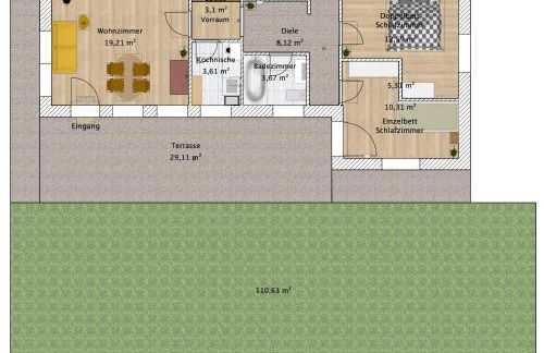 Weitblick Apartment mit Garten - Foto 30