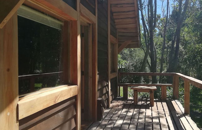 Wonderful Rustic Cabin 2, With Native Logs, on the Banks of the Trancura River - Foto 16