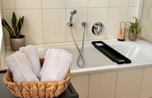 Designer-Apartment mit Balkon und Kaffeebar, Elbnah - Foto 13