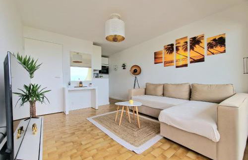 Appartement 1ere ligne piscine terrasse au bord de la plage front de mer avec vélos - Foto 8