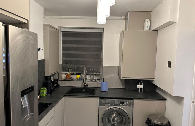 Stylish 1BR Apt w/ Fireplace & High-speed Wifi - Foto 6