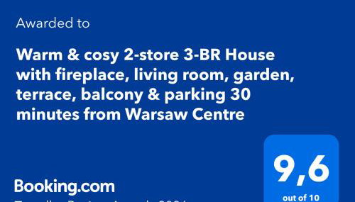 Warm & cosy 2-store 3-BR House with fireplace, living room, garden, terrace, balcony & parking 30 minutes from Warsaw Centre - Foto 3