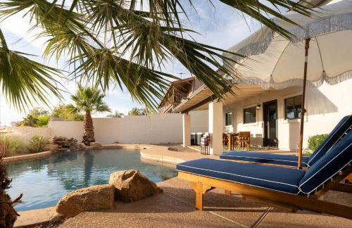 Game Room Resort Pool HotTub Modern Desert Oasis - Foto 68