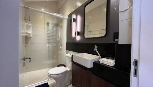 Loft Dona Clara 203 no Centro de Pomerode - Foto 4, towels, Shower