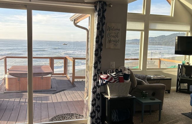 Oceanfront Cabin 6 w Jacuzzi Awe-inspiring View - Foto 12