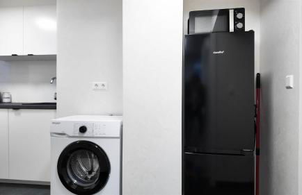 ALFA Stuttgart 2Z-Apartment 4 Betten SmartTV WLAN nahe Wasen Daimler l Bad & Küche l 2BR 4 beds kitchen bathroom - Foto 10