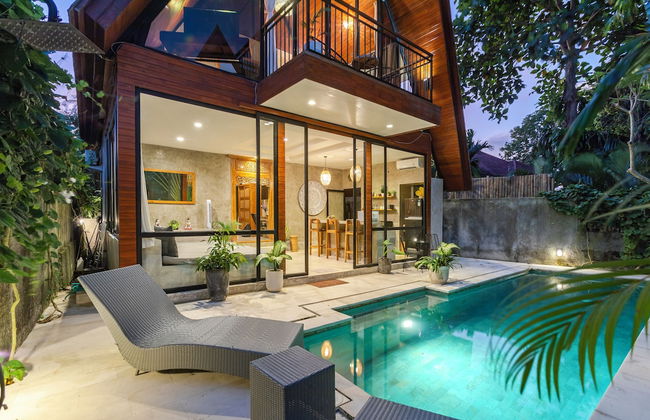 Azure 2BR Modern Private Pool Villa in Pererenan - Photo 21