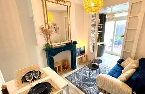 Escale bohème - Terrasse en centre-ville - Gare - Foto 1