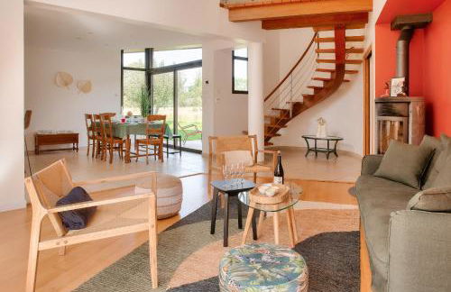 Jardin et piscine - 1km de la plage de Mousterlin - Foto 12