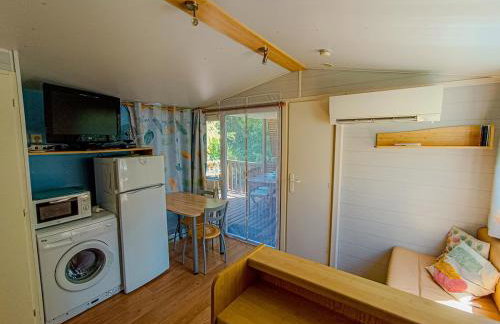 Mobil-home lumineux et climatisé avec piscine et jardin cadre paisible pour famille ou couple - Foto 10