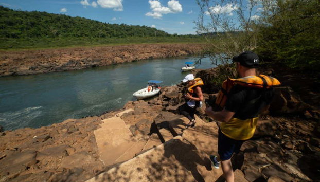 Preparados para começar a travessia