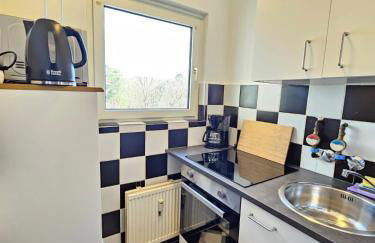 MR Living I modernes Apartment mit Einzelbetten, voll ausgestattete Küche, Balkon, WLAN, Parkplatz, ideal für Monteure I GI03 - Photo 2