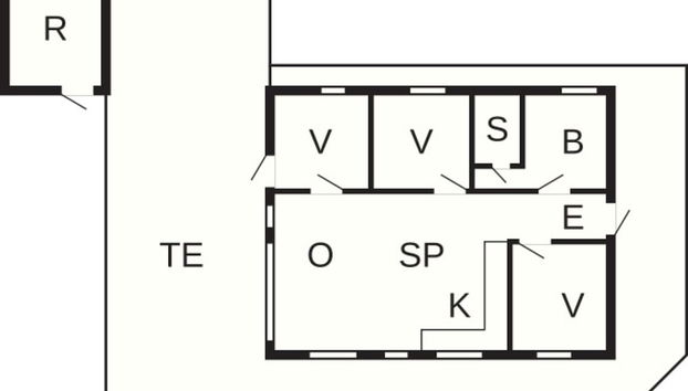 8 Person Holiday Home in Hjorring - Foto 3, Plano