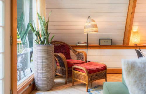 Big Mountain View! Downtown Gatlinburg Chalet Village! Hot Tub! Fan Favorite! AFrame Dreams! Magazine-Featured! Stunning Interiors! Little Green Cabin - Photo 51