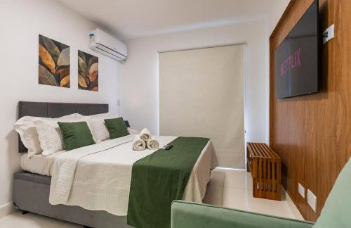 Studio Conforto com Piscina e Ar condicionado - Foto 9