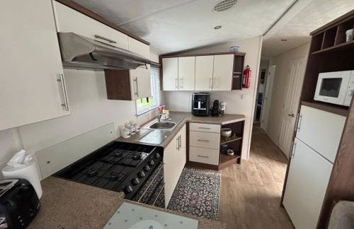 Modern 2017 model Delta Sienna static caravan in Clarach Bay - Foto 18