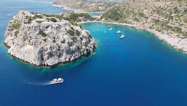 Faliraki : Croisière de 3 heures à Anthony Quinn, Ladiko et Afandou Bay - Photo 3