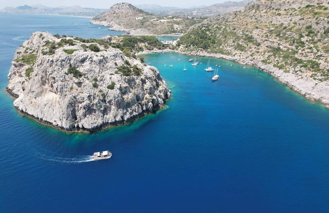 Faliraki : Croisière de 3 heures à Anthony Quinn, Ladiko et Afandou Bay - Photo 3