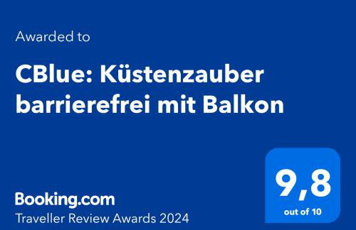 CBlue: Küstenzauber barrierefrei mit Balkon - Foto 12