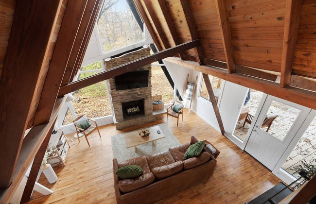 Lake View Hot Tub Modern A-frame - Foto 6