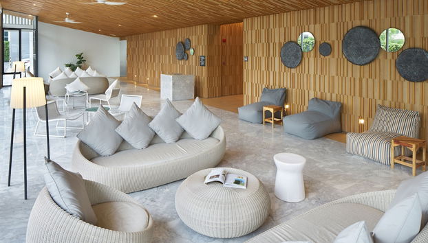 Zona de estar del vestíbulo