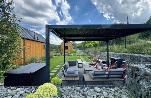 Sovanova Domki w Górach Sowich z Tarasem i Widokiem - Foto 11