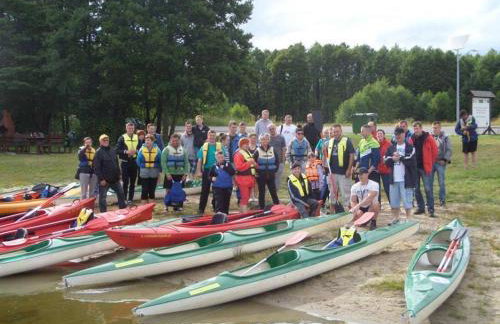 Dom drewniany na Kaszubach, rzeka, las, pola, niedaleko jeziora - Foto 27