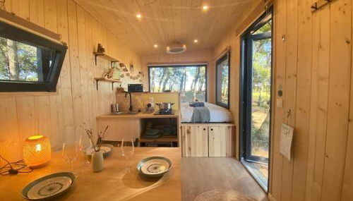 Tiny-House Grand Confort - Salle de bain italienne - Lit King - 10 min A7 - Foto 4